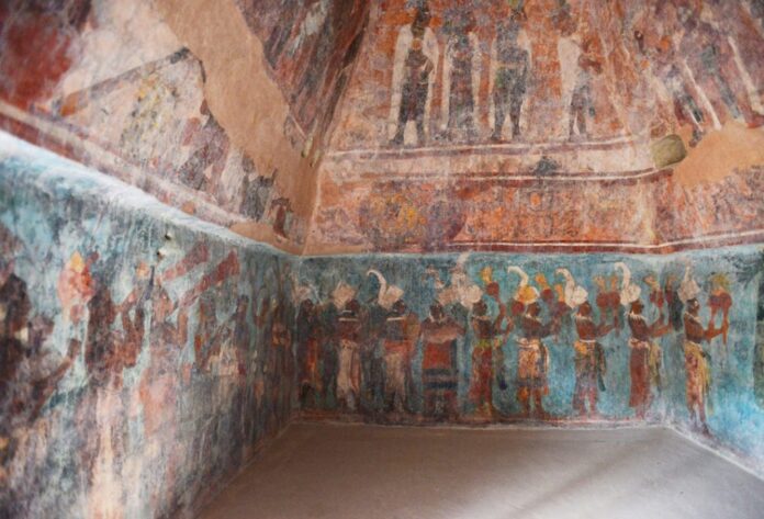 Bonampak en donde vivió sus tiempos de gloria la civilización Maya.